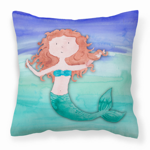 Watercolor Sealife Art Canvas Fabric Decorative Pillow - 638508850140