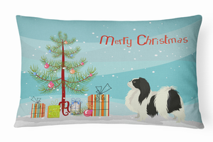 Christmas Tree Dog Art Canvas Fabric Decorative Pillow Style 2 - 194030035931