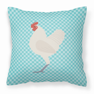 Blue Check Themed Fabric Decorative Pillow - 638508936165