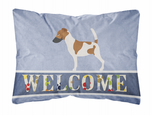 Welcome Dog Art Canvas Fabric Decorative Pillow Style 2 - 638508980816