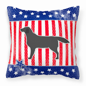 USA Design with Dog Fabric Decorative Pillow - 638508508911