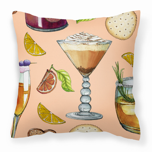 Drinks Themed Fabric Decorative Pillow - 638508658166