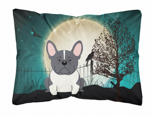 Caroline's Treasures Halloween Dog Art Canvas Fabric Decorative Pillow, Multi-Color, 12x16 Inches