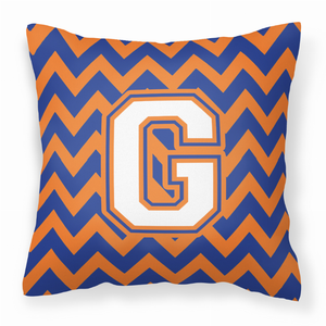 Letter Chevron Fabric Decorative Pillow - 638508320803