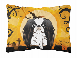 Carolines Treasures Halloween Dog Art Canvas Fabric Decorative Pillow, 12x16 Inches, Handcrafted Detail