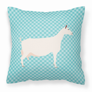 Blue Check Themed Fabric Decorative Pillow - 638508936684