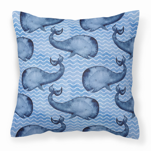Watercolor Sealife Art Canvas Fabric Decorative Pillow - 638508886958