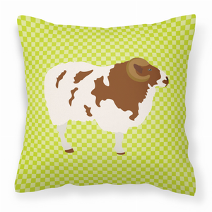 Animal Art Checkboard Design Fabric Decorative Pillow - 638508928849