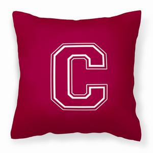 Monogram Letter Fabric Decorative Pillow - 705332249195