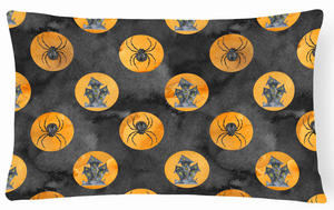 Watercolor Halloween Art Canvas Fabric Decorative Pillow - 638508885913