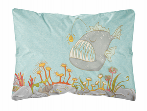 Sealife with Picture Canvas Fabric Decorative Pillow - 652259002948