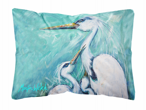 Bird Painting Fabric Decorative Pillow - 615872967421