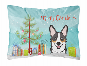 Christmas Tree and Dog Canvas Fabric Decorative Pillow - 638508145444
