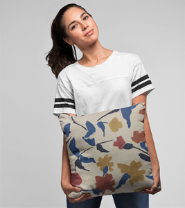 Plutus Multi-Color Creative Print Graphic Print Luxury Throw Pillow - 017247668498