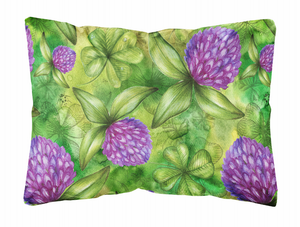 Irish Floral Art Canvas Fabric Decorative Pillow - 638508728456