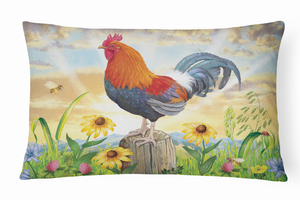 Bird Painting Fabric Decorative Pillow - 194030387344