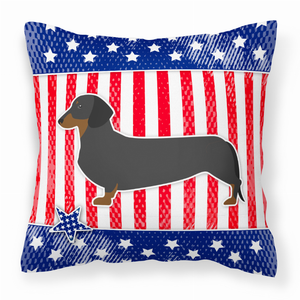 USA Design with Dog Fabric Decorative Pillow - 638508508652