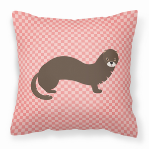 Animal Art Checkboard Design Fabric Decorative Pillow - 638508929518