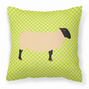 Animal Art Checkboard Design Fabric Decorative Pillow - 638508928818