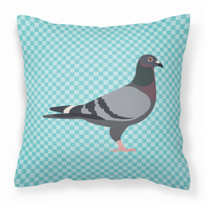 Blue Check Themed Fabric Decorative Pillow - 638508937308