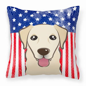 USA Design with Dog Fabric Decorative Pillow - 638508244864