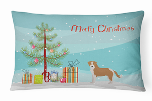 Christmas Tree Dog Art Canvas Fabric Decorative Pillow Style 2 - 194030035115