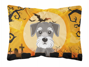 Halloween Dog Art Canvas Fabric Decorative Pillow - 638508129116