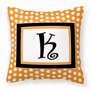 Monogram Letter Fabric Decorative Pillow - 705332249522