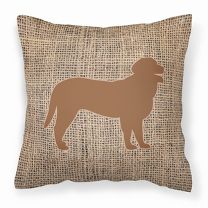 Dog Breed Burlap Fabric Decorative Pillow - 615872542093