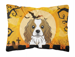 Halloween Dog Art Canvas Fabric Decorative Pillow - 638508129291