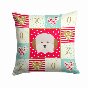 Dog Face Art Love Design Fabric Decorative Pillow - 194030124215