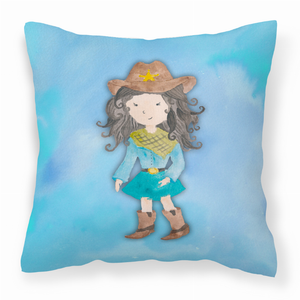 Watercolor Western Art Canvas Fabric Decorative Pillow - 638508839459