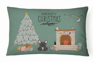 Christmas Dog Art Fabric Decorative Pillow - 194030362570