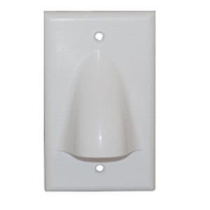 Faceplate 1 Gang Bulk Nose White - 633758035156 Faceplate 1 Gang Bulk Nose White - 633758035156