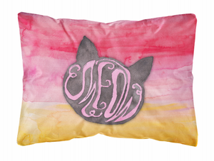 Watercolor Animal Art Canvas Fabric Decorative Pillow - 638508841520