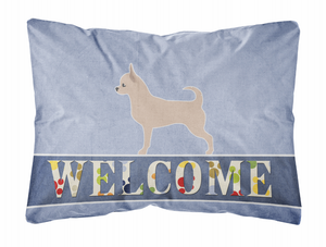 Welcome Dog Art Canvas Fabric Decorative Pillow - 638508702463