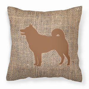 Dog Breed Burlap Fabric Decorative Pillow - 615872542031