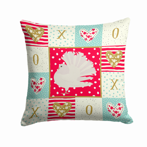 Bird Art Love Fabric Decorative Pillow - 194030133545