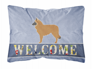 Welcome Dog Art Canvas Fabric Decorative Pillow - 638508702579