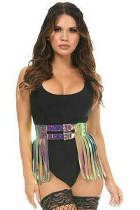 Holo Fringe Skirt - 655222121592