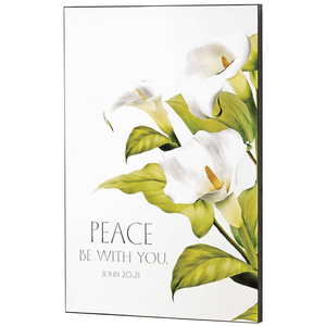 Wall Plaque Peace Be With You John 20:21 - 603799625791