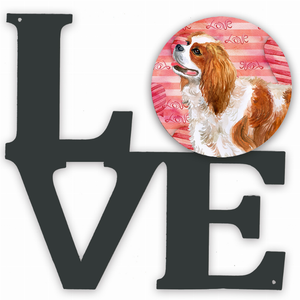 Dog Love & Hearts Metal Wall Artwork - 194030204177