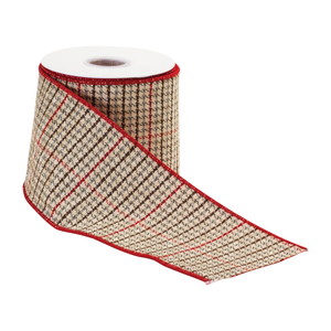 Wired Polyester Ribbon 4" x 10 - 746427871716