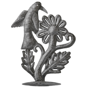 Freestanding Bird & Flower - 695924865813