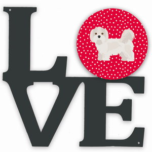 Dog Metal Wall Artwork LOVE - 194030214794