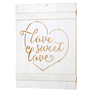 Love Sweet Love Wall Plaqueue - 603799206280