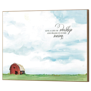 Wall Plaque Live A Life Of Worship - 603799019125