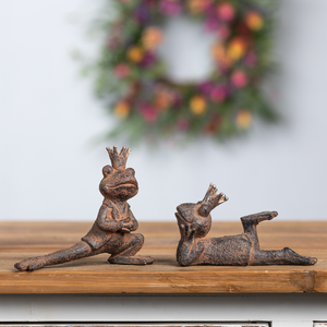 Royal Lounging Frog Figurine - 746427886864