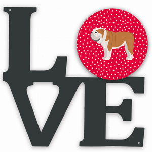 Dog Metal Wall Artwork LOVE - 194030214541