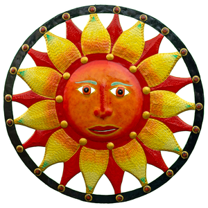 Painted Sun with Black Border - 695924870527